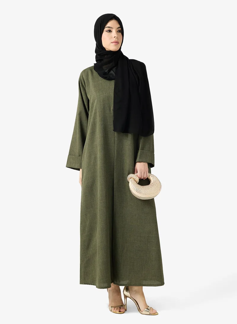 hayas closet  Open Abaya With Sheila for Women | Best Price UAE